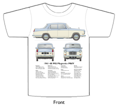MG Magnette MkIV 1961-68 T-shirt Front